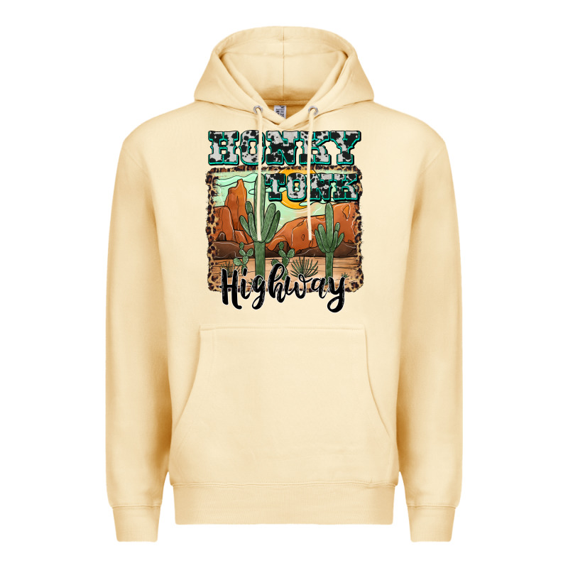 Honky Tonk Highway Premium Hoodie by AdoDesignShop | Teevron