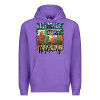 Purple honky tonk highway Premium Hoodie - AdoDesignShop