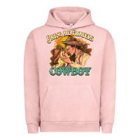 Pigment Salmon Bring me flowers cowboy Urban Hoodie - HowdyJamesFarm