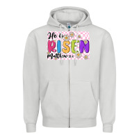 Dove Grey checkered risen Zipper Hoodie - MaliasSmallBusiness