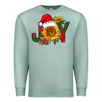 Seafoam joy christmas with sunflower bbs Premium Sweatshirt - BundleAndBundleShop