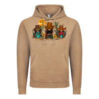 Vintage Coffee western gnomies Vintage Hoodie - FaDigitalArtStudio