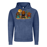 Vintage Denim western gnomies Vintage Hoodie - FaDigitalArtStudio