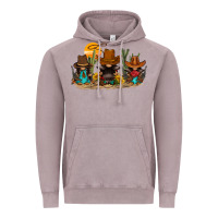 Vintage Zinc western gnomies Vintage Hoodie - FaDigitalArtStudio