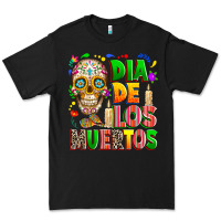 Black Dia de los muertos Premium Tee - RanaPortraitStore