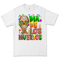 White Dia de los muertos Premium Tee - RanaPortraitStore