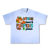 Grape Ice autumn leaves pumpkin please Urban Heavy Tee - AdoDesignShop