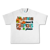 Lunar Rock autumn leaves pumpkin please Urban Heavy Tee - AdoDesignShop