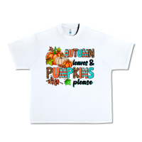 White autumn leaves pumpkin please Urban Heavy Tee - AdoDesignShop