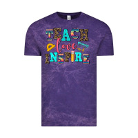 Cloud Purple teach love inspire Vintage Tee - AdoDesignShop