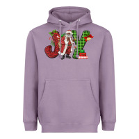 Lavender Joy Black Santa Heavyweight Hoodie - MaliasSmallBusiness