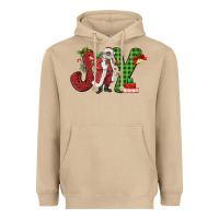 Mushroom Joy Black Santa Heavyweight Hoodie - MaliasSmallBusiness
