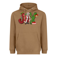 Toasted Coconut Joy Black Santa Heavyweight Hoodie - MaliasSmallBusiness