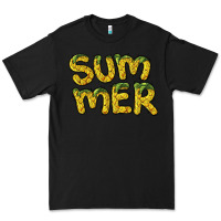 Black summer pineapple Premium Tee - BarkalooDesign