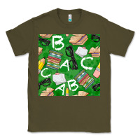 Army Green english class seamless pattern Classic Tee - BundleAndBundleShop