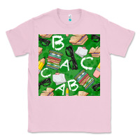 Bubblegum Pink english class seamless pattern Classic Tee - BundleAndBundleShop