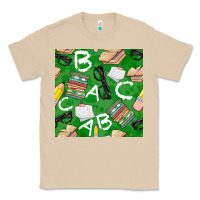 Mushroom english class seamless pattern Classic Tee - BundleAndBundleShop