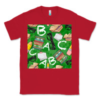 Red english class seamless pattern Classic Tee - BundleAndBundleShop
