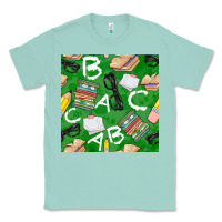 Seafoam english class seamless pattern Classic Tee - BundleAndBundleShop