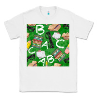 White english class seamless pattern Classic Tee - BundleAndBundleShop