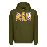 Army Green Rocky Mountain Columbine Flower Premium Hoodie - Bettercallsaul