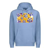 Colony Blue Rocky Mountain Columbine Flower Premium Hoodie - Bettercallsaul