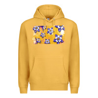 Mustard Rocky Mountain Columbine Flower Premium Hoodie - Bettercallsaul