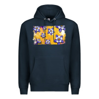 Navy Rocky Mountain Columbine Flower Premium Hoodie - Bettercallsaul