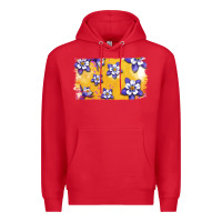 Red Rocky Mountain Columbine Flower Premium Hoodie - Bettercallsaul