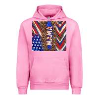 Fuchsia Pink American mama Urban Hoodie - TumblerDesignByShophia