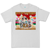 Dove Grey Day of the dead skeleton Premium Tee - RanaPortraitStore
