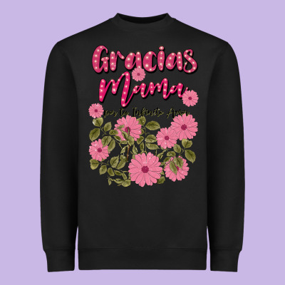 Gracias Mama Por Tu Infinito Amor Heavyweight Sweatshirt Designed By Jahusdesignshop