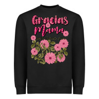 Black gracias mama por tu infinito amor Heavyweight Sweatshirt - JahusDesignShop