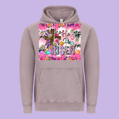 He Is Risen 20oz Tumbler Vintage Hoodie Designed By Neo Western