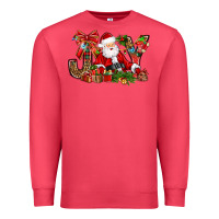Cardinal joy christmas with santa bbs Premium Sweatshirt - BundleAndBundleShop