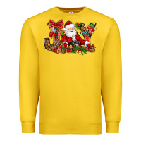 Lemon joy christmas with santa bbs Premium Sweatshirt - BundleAndBundleShop