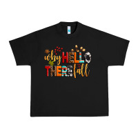 Black why hello there fall Urban Heavy Tee - AdoDesignShop
