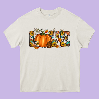 Fall Love Heavy Core Tee Designed By Artiststas