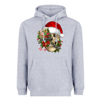 Heather Grey So merry it's scary Heavyweight Hoodie - NancyCooperArtShop