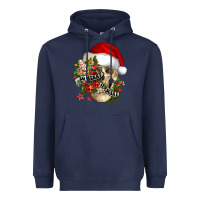 Navy So merry it's scary Heavyweight Hoodie - NancyCooperArtShop