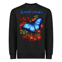 Black transformada por dios Heavyweight Sweatshirt - JahusDesignShop