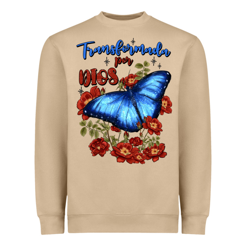 Transformada Por Dios Heavyweight Sweatshirt by JahusDesignShop | Teevron