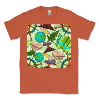 Copper geography class seamless pattern Classic Tee - BundleAndBundleShop