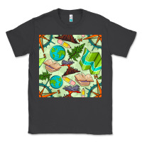 Smoke geography class seamless pattern Classic Tee - BundleAndBundleShop