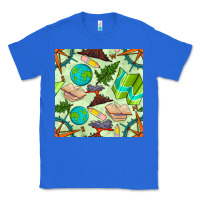 True Royal geography class seamless pattern Classic Tee - BundleAndBundleShop