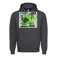 Smoke st patricks day Zipper Hoodie - MaliasSmallBusiness