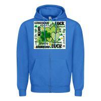True Royal st patricks day Zipper Hoodie - MaliasSmallBusiness