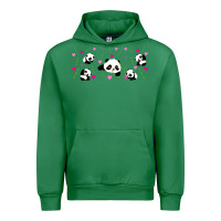 Emerald cute panda Urban Hoodie - TumblerDesignByShophia