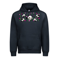 Navy cute panda Urban Hoodie - TumblerDesignByShophia