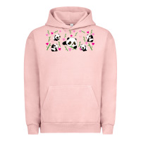 Pigment Salmon cute panda Urban Hoodie - TumblerDesignByShophia